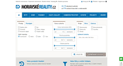 Desktop Screenshot of moravskereality.cz